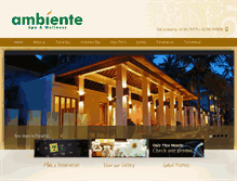 Tablet Screenshot of ambientespabali.com